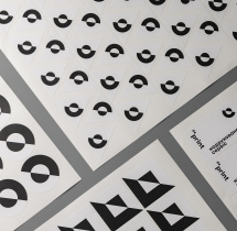 Печать наклеек с подрезкой