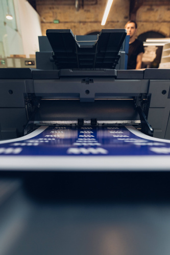 Цветная листовая печать 